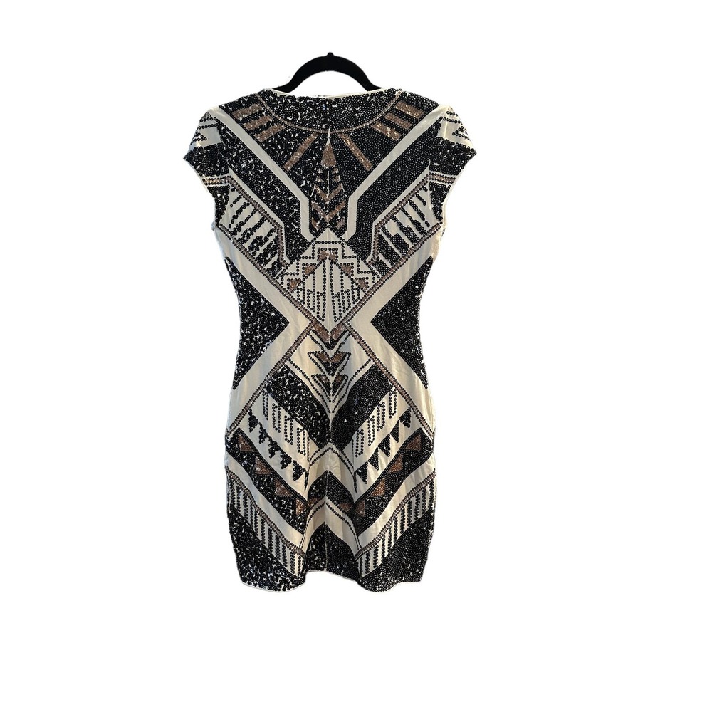 Express sequined fitted dress Size S B7
